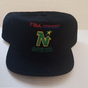 Black Vintage Minnesota North Stars Cap